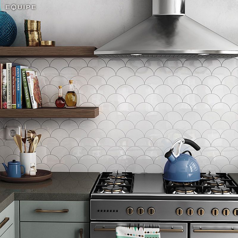 Bring your kitchen project to life with mosaic splashback tiles 104