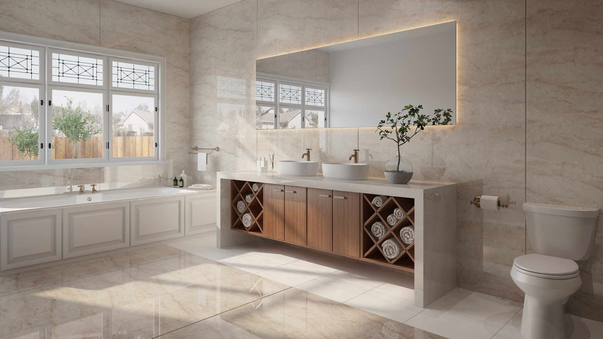 What are thin format porcelain tiles?