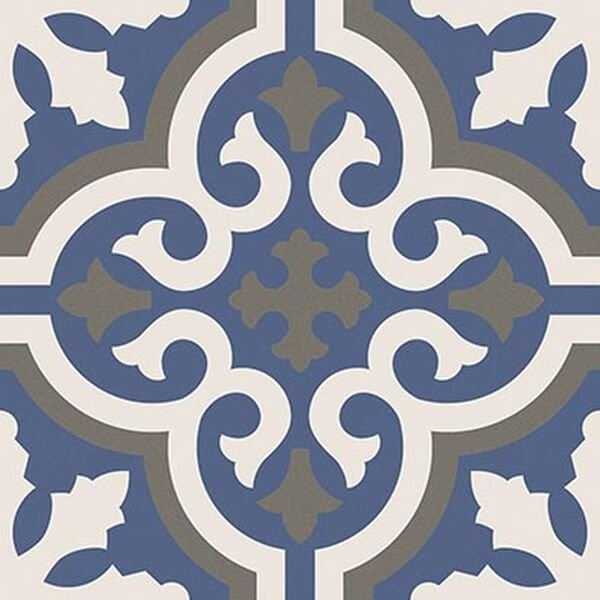 Decorative floor tile