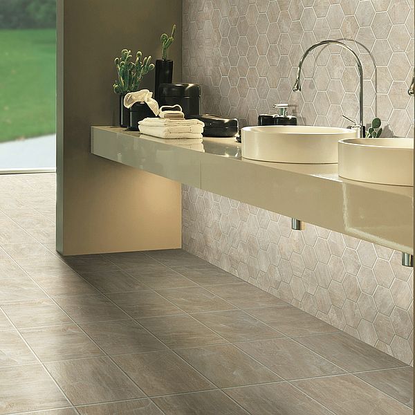 Mystone Sand Ceramic Tile Supplies, Sand Floor Tiles Bathroom