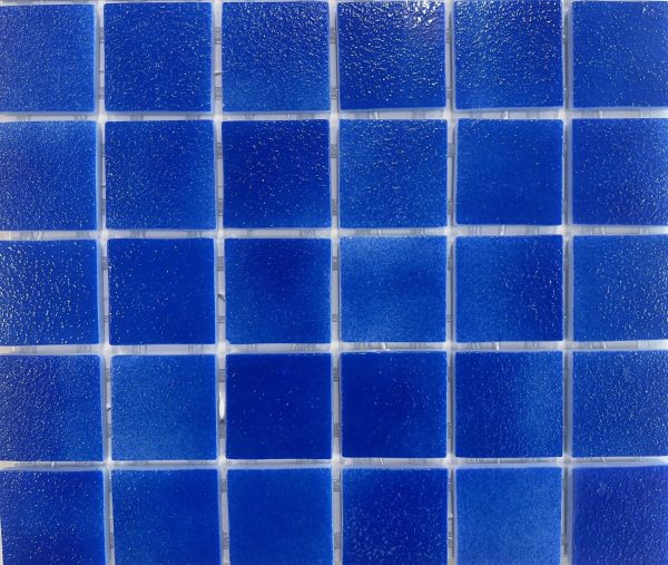 Veneto Linktec Steam Dark Blue Mix 50x50mm Glass Mosaic 532