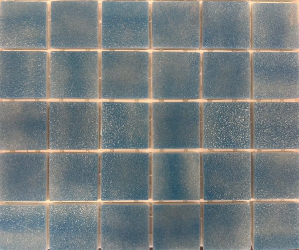 Veneto Linktec Steam Mid Blue Mix 50x50mm Glass Mosaic 523 1